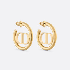 Letter Hoop Earrings