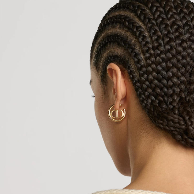 Letter Hoop Earrings