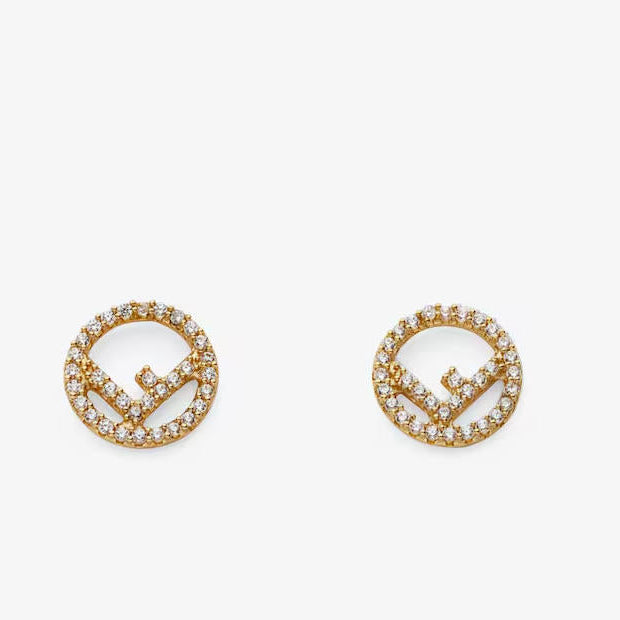 Diamond-Filled Earrings