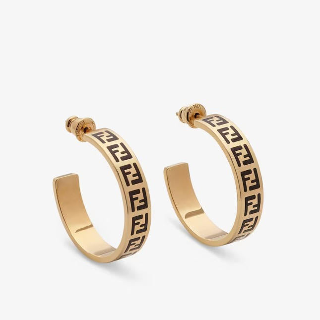 Letter Half Hoop Earrings