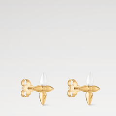 Monogram Flower Pearl Earrings