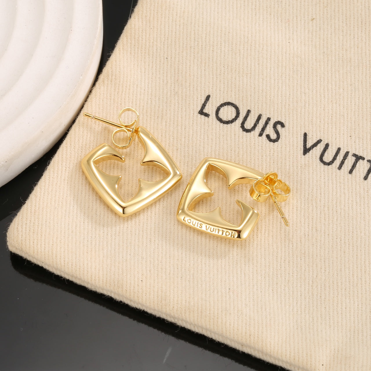 Personalized Floral Earrings