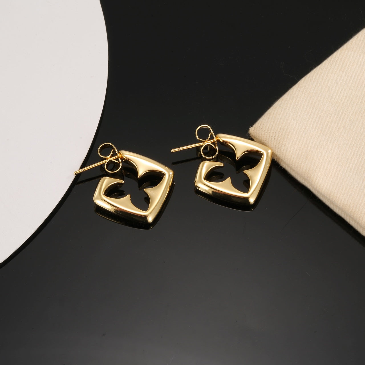 Personalized Floral Earrings